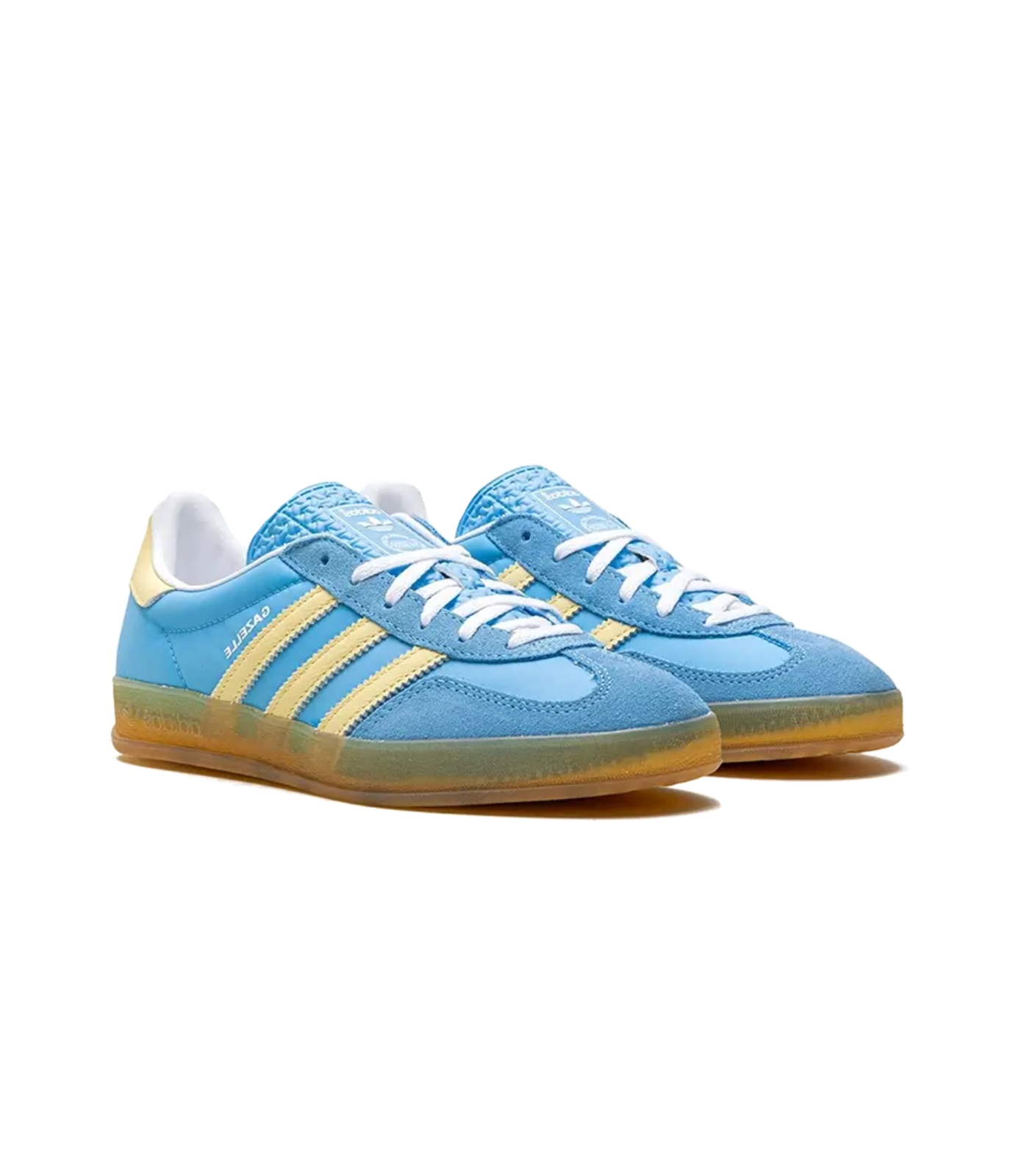Adidas Gazelle Indoor Semi Blue Burst Almost Yellow