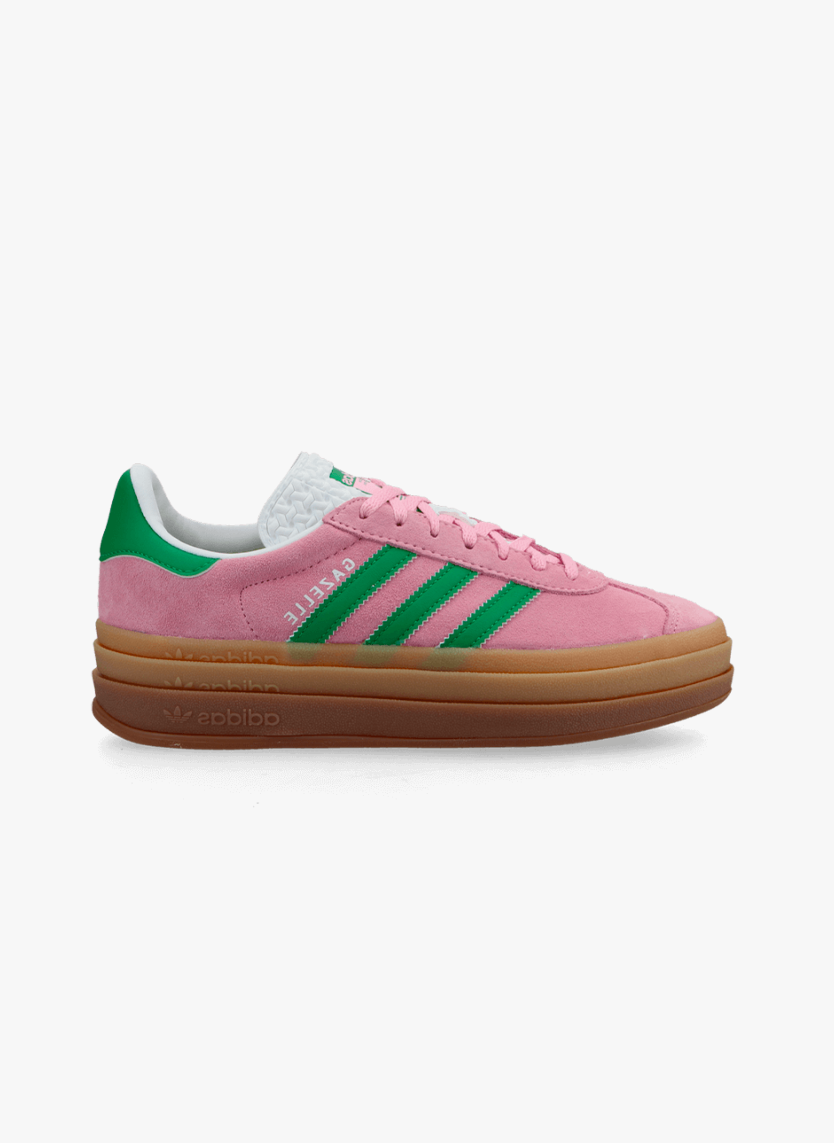 Adidas Gazelle Bold True Pink Green Cloud White