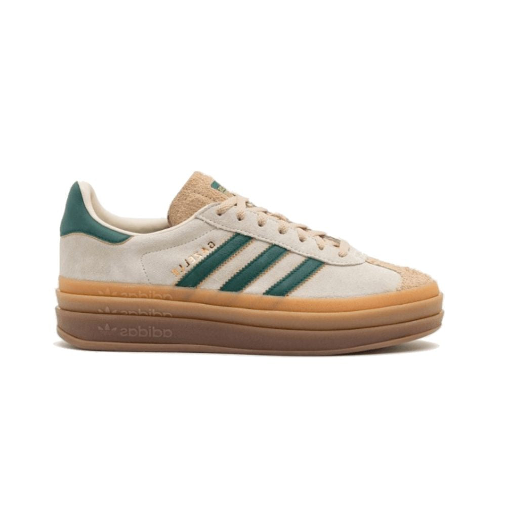Adidas Gazelle Bold Magic Beige Collegiate Green