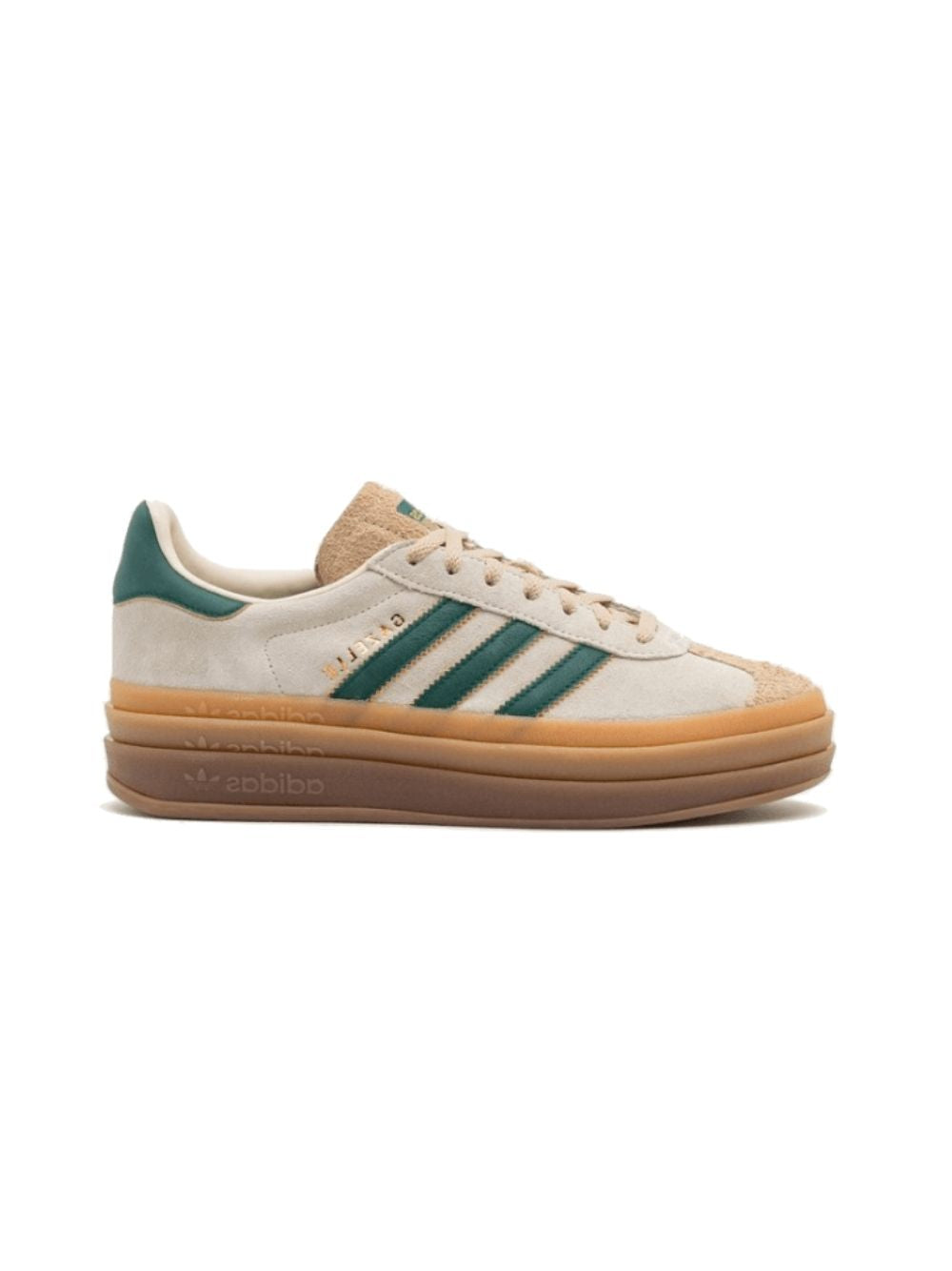 Adidas Gazelle Bold Magic Beige Collegiate Green