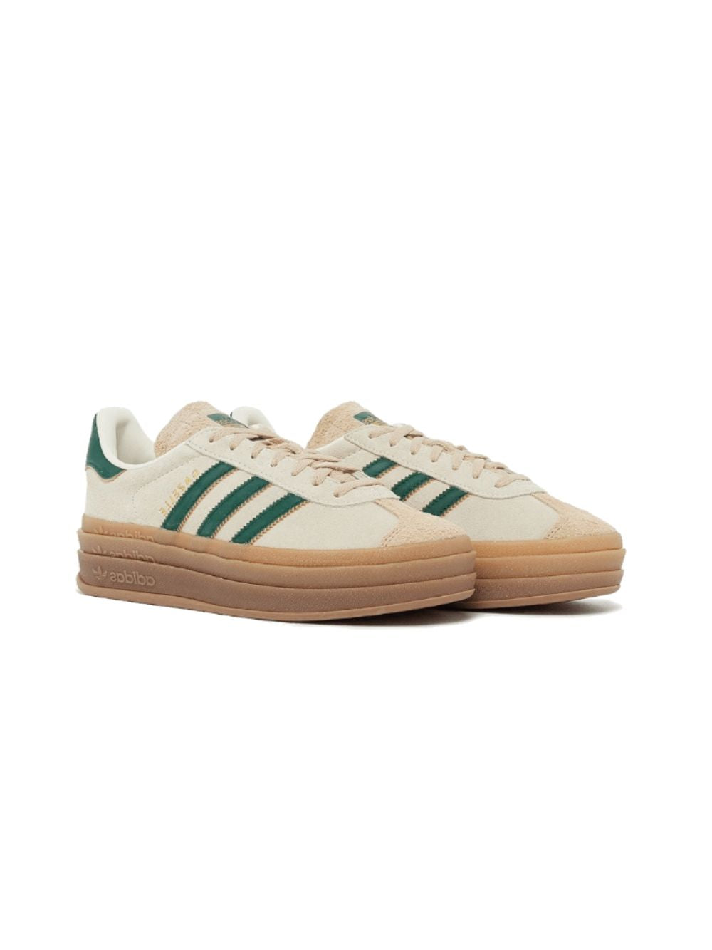Adidas Gazelle Bold Magic Beige Collegiate Green