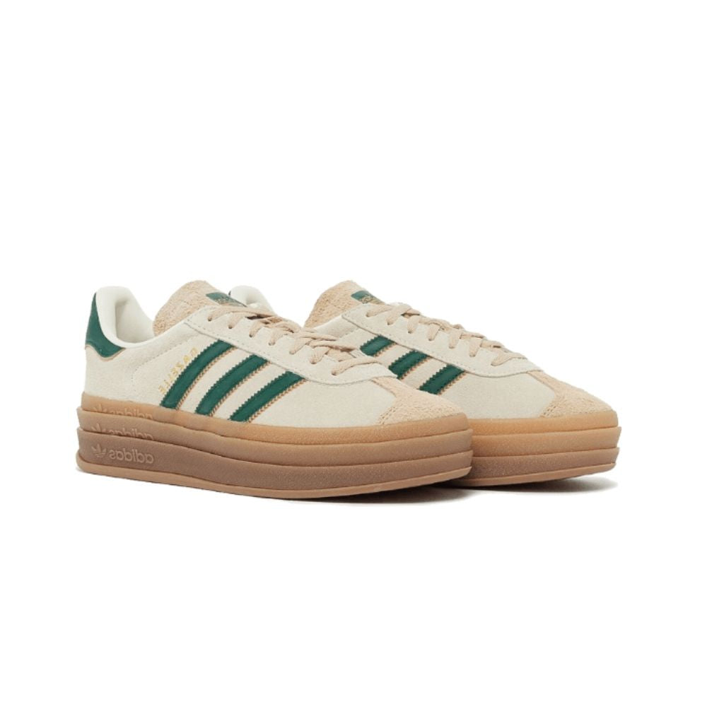 Adidas Gazelle Bold Magic Beige Collegiate Green