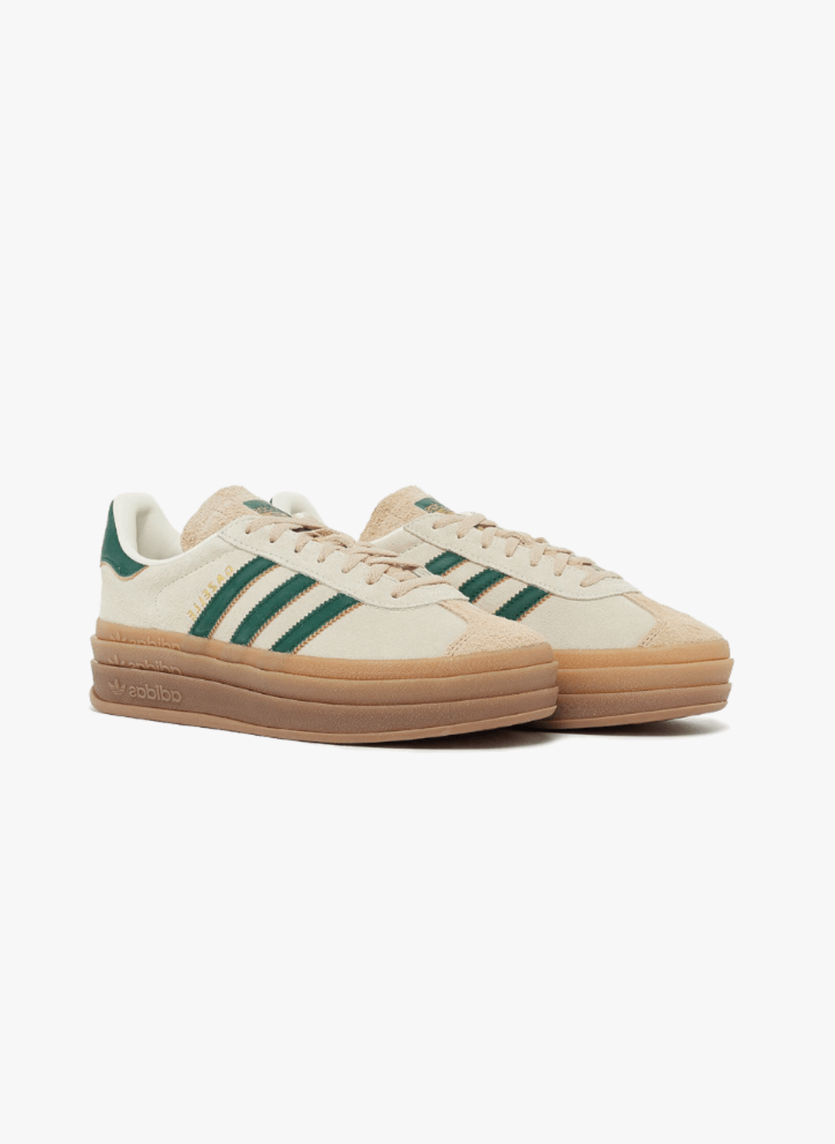 Adidas Gazelle Bold Magic Beige Collegiate Green