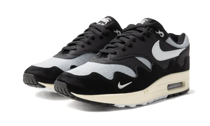 Air Max 1 Patta Black Grey (Special Box + Bracelet) - DQ0299-001