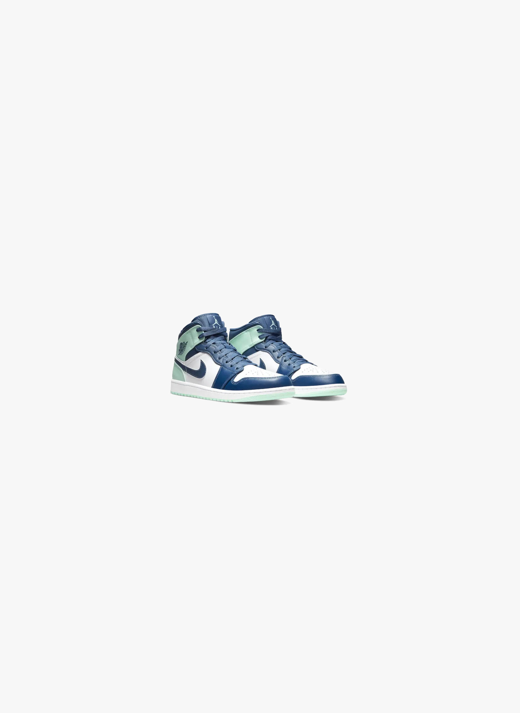 Air Jordan 1 Mid Mystic Navy Mint Foam - 554724-413