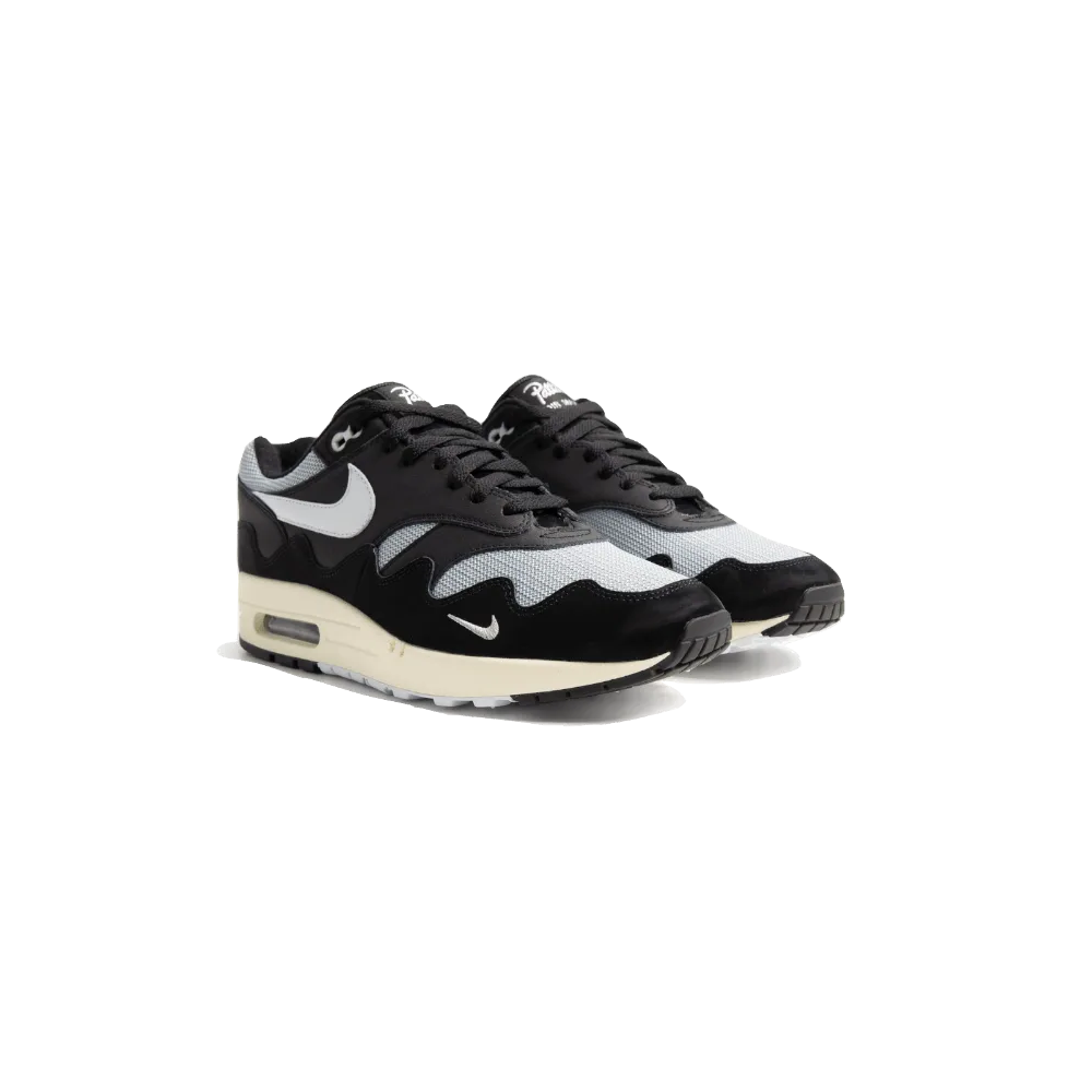 Air Max 1 Patta Black Grey (Special Box + Bracelet) - DQ0299-001