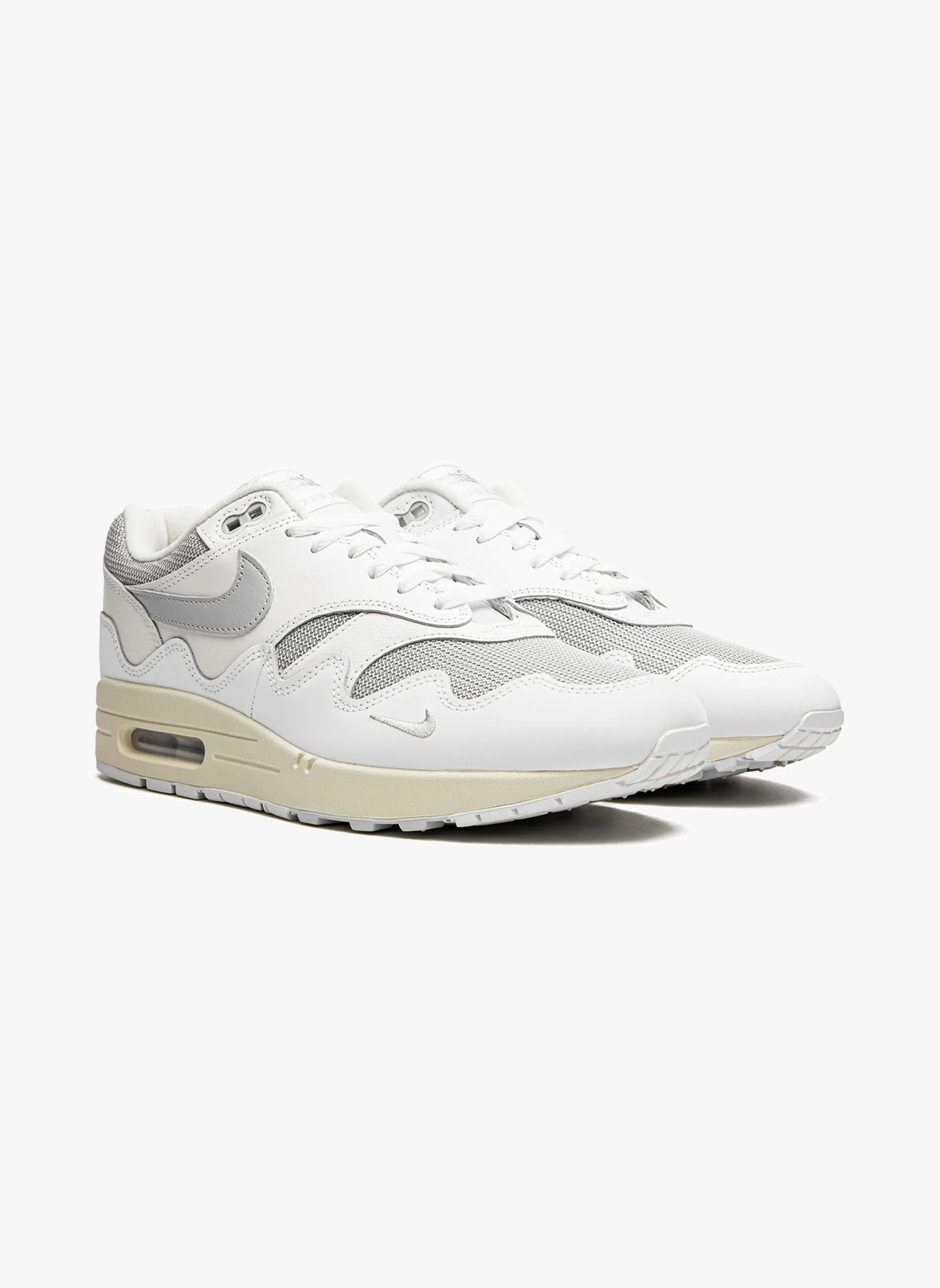 Air Max 1 Patta White Grey - DQ0299-100