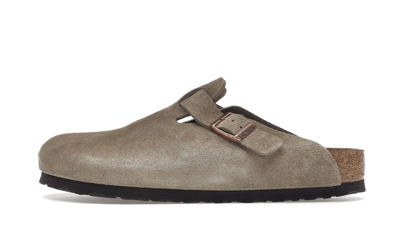 Boston Soft Footbed Suede Taupe - 0560771