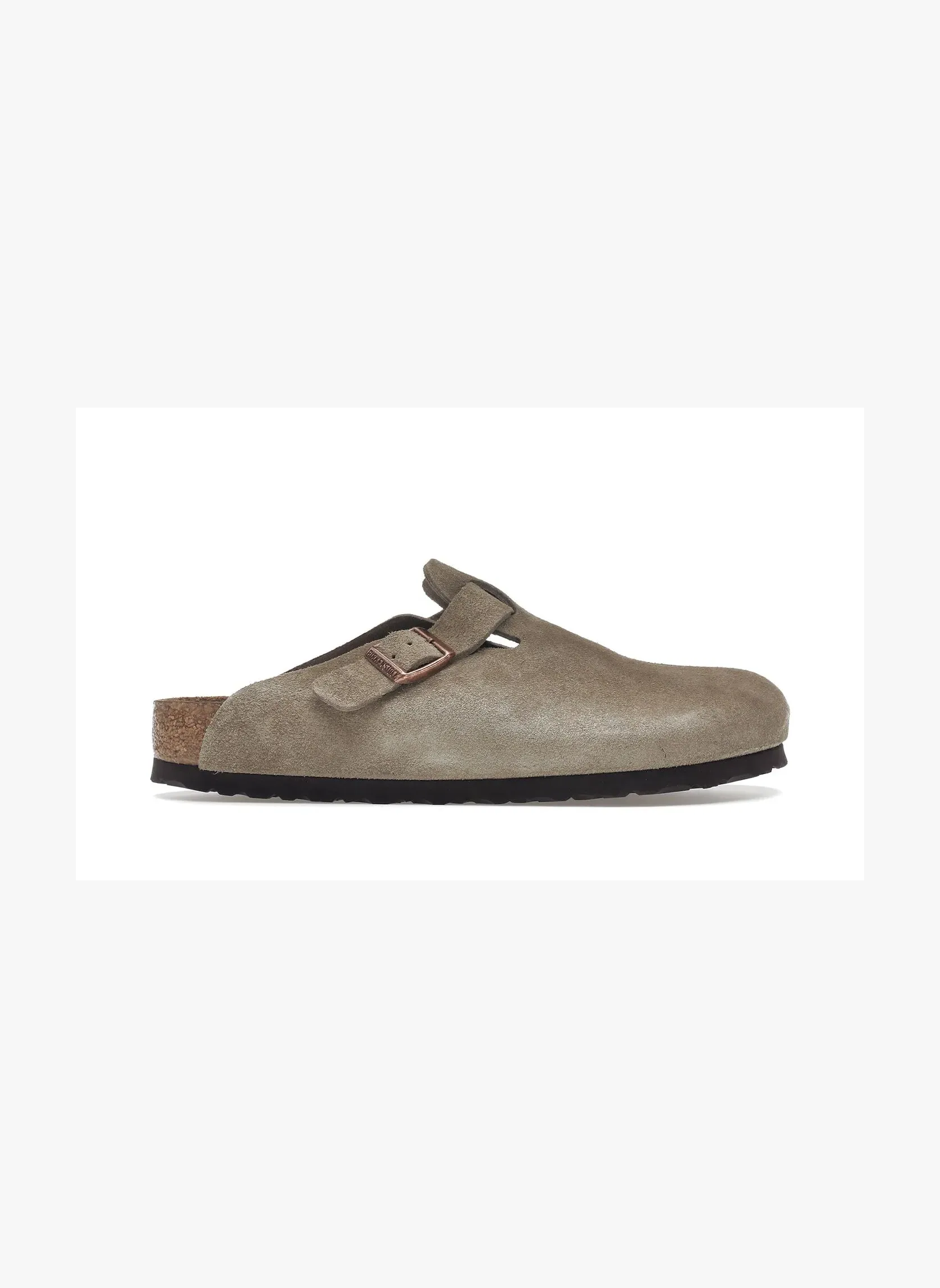 Boston Soft Footbed Suede Taupe - 0560771