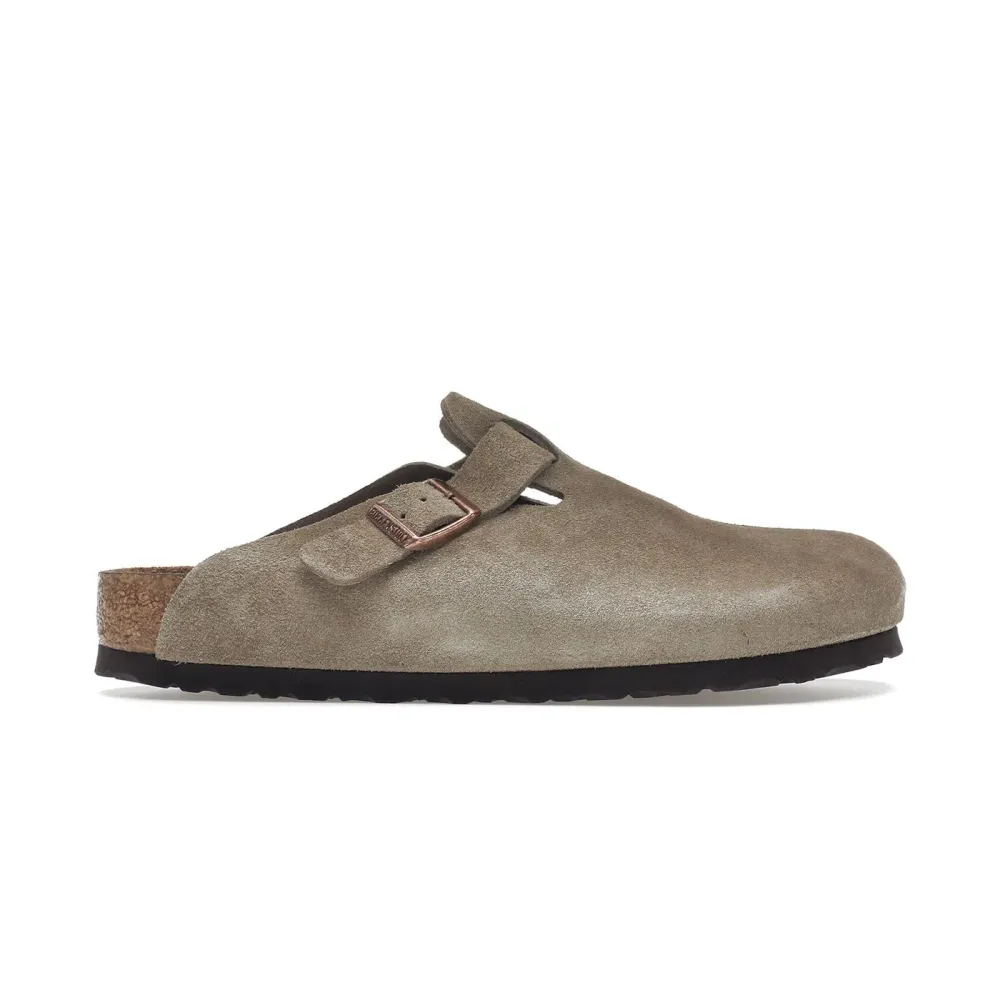 Boston Soft Footbed Suede Taupe - 0560771