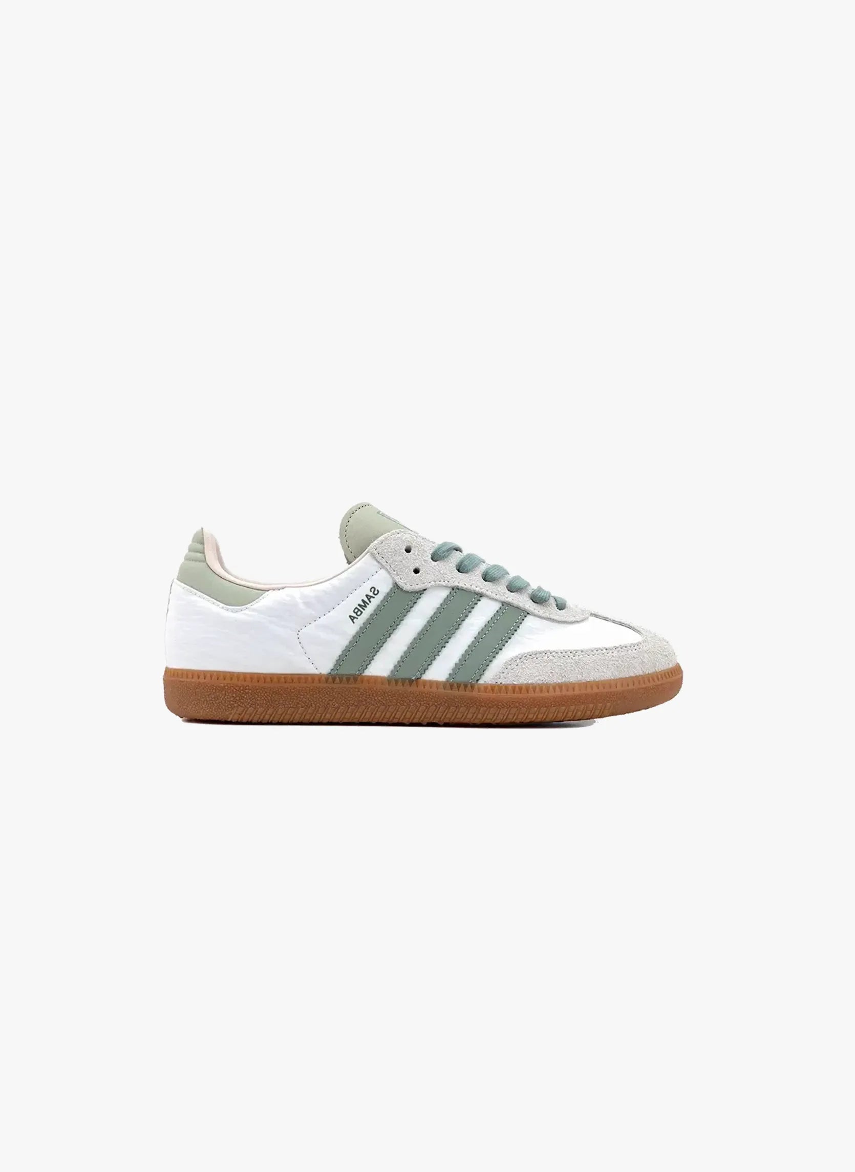 Samba OG Cloud White Silver Green - ID0492