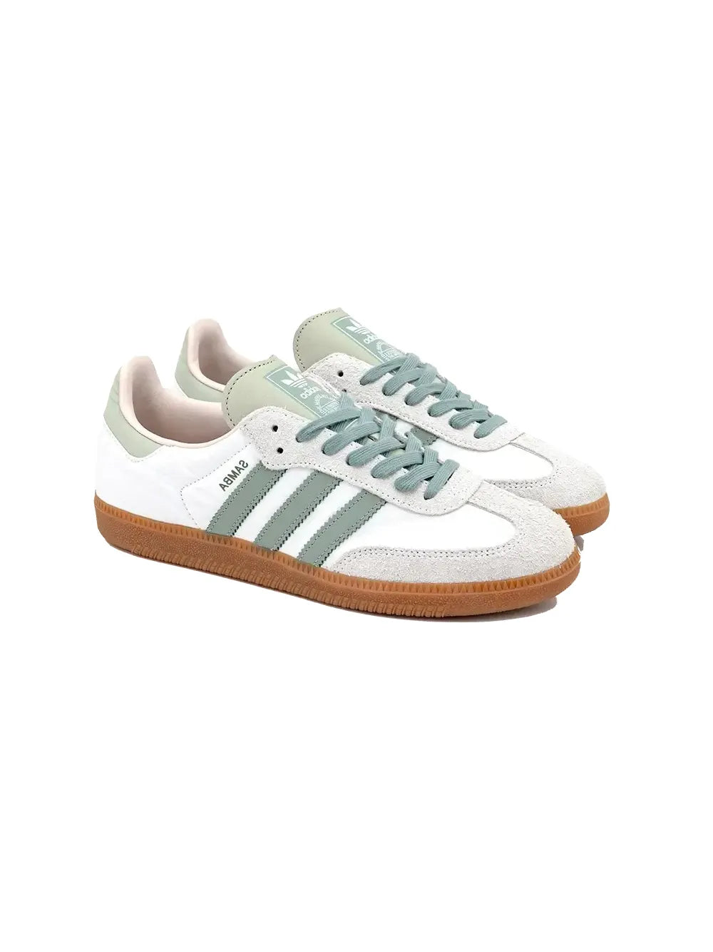 Samba OG Cloud White Silver Green - ID0492
