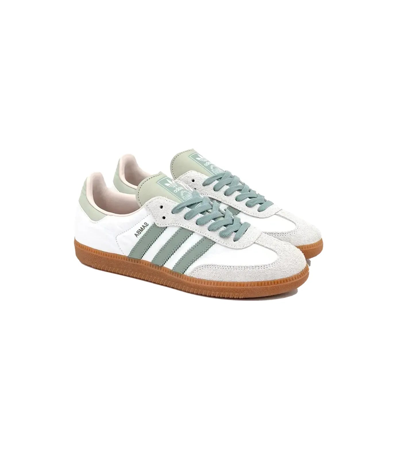 Samba OG Cloud White Silver Green - ID0492