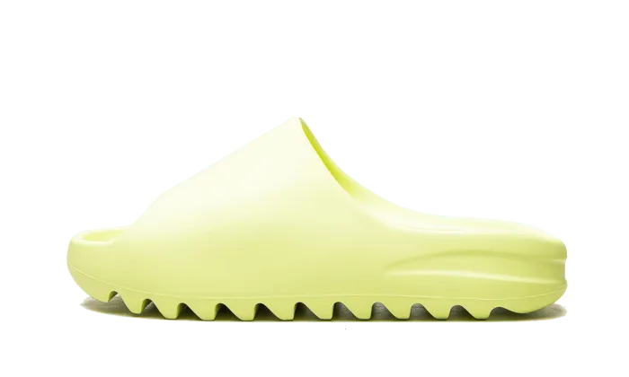 Yeezy Slide Glow Green (Restock Pair 2022) - HQ6447