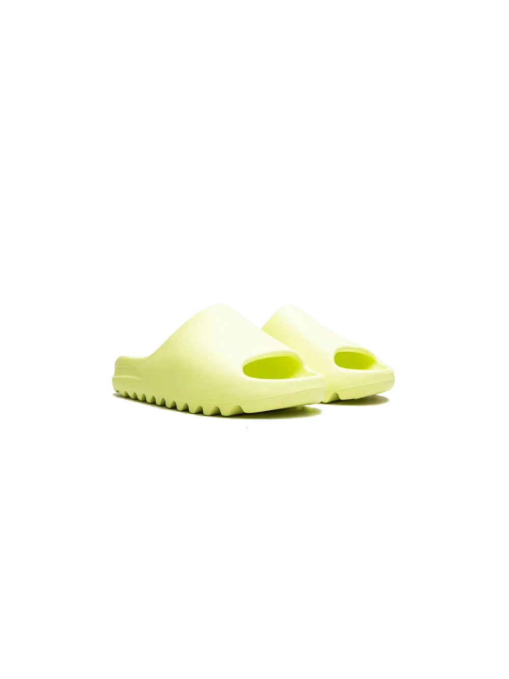 Yeezy Slide Glow Green (Restock Pair 2022) - HQ6447
