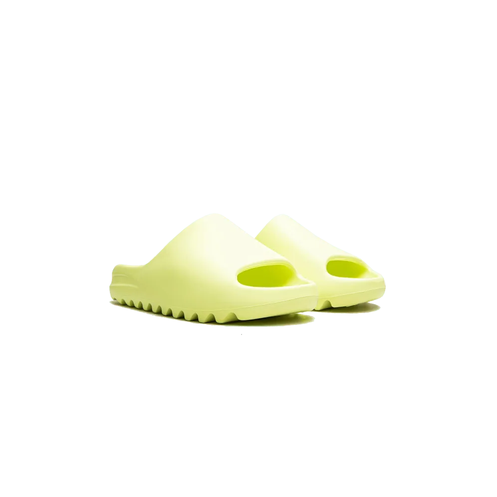 Yeezy Slide Glow Green (Restock Pair 2022) - HQ6447
