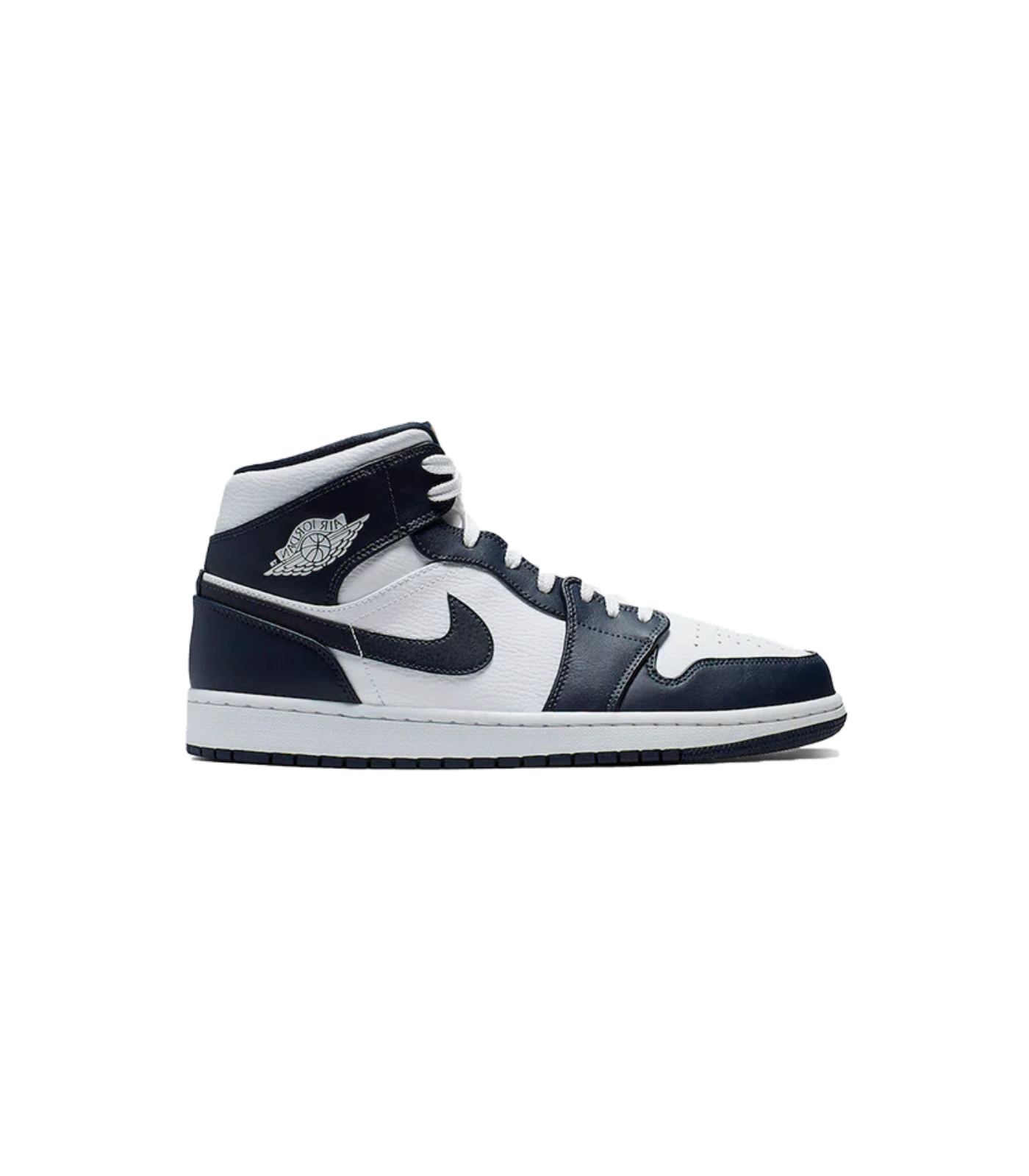 Air Jordan 1 Mid White Metallic Gold Obsidian