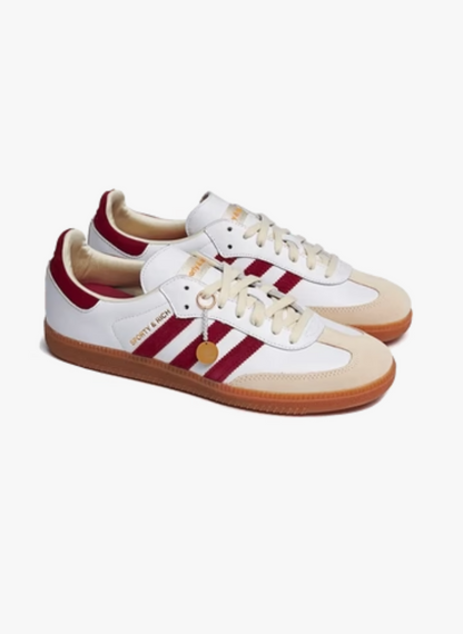 Adidas Samba OG Sporty & Rich White Core Burgundy