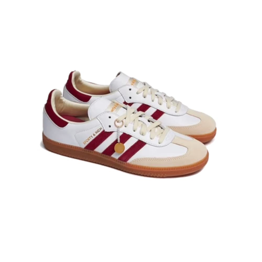 Adidas Samba OG Sporty & Rich White Core Burgundy