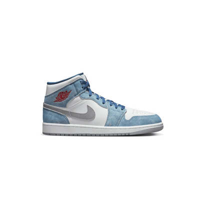 Air Jordan 1 Mid French Blue Fire Red (GS)