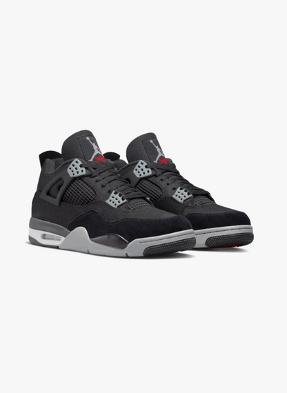 Air Jordan 4 Black Canvas