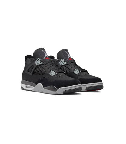 Air Jordan 4 Black Canvas