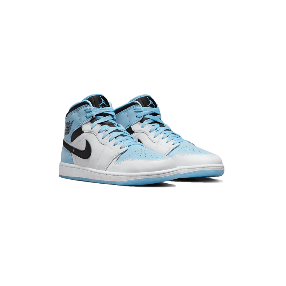 Air Jordan 1 Mid SE Ice Blue Black