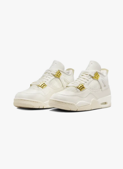 Air Jordan 4 Sail Metallic Gold