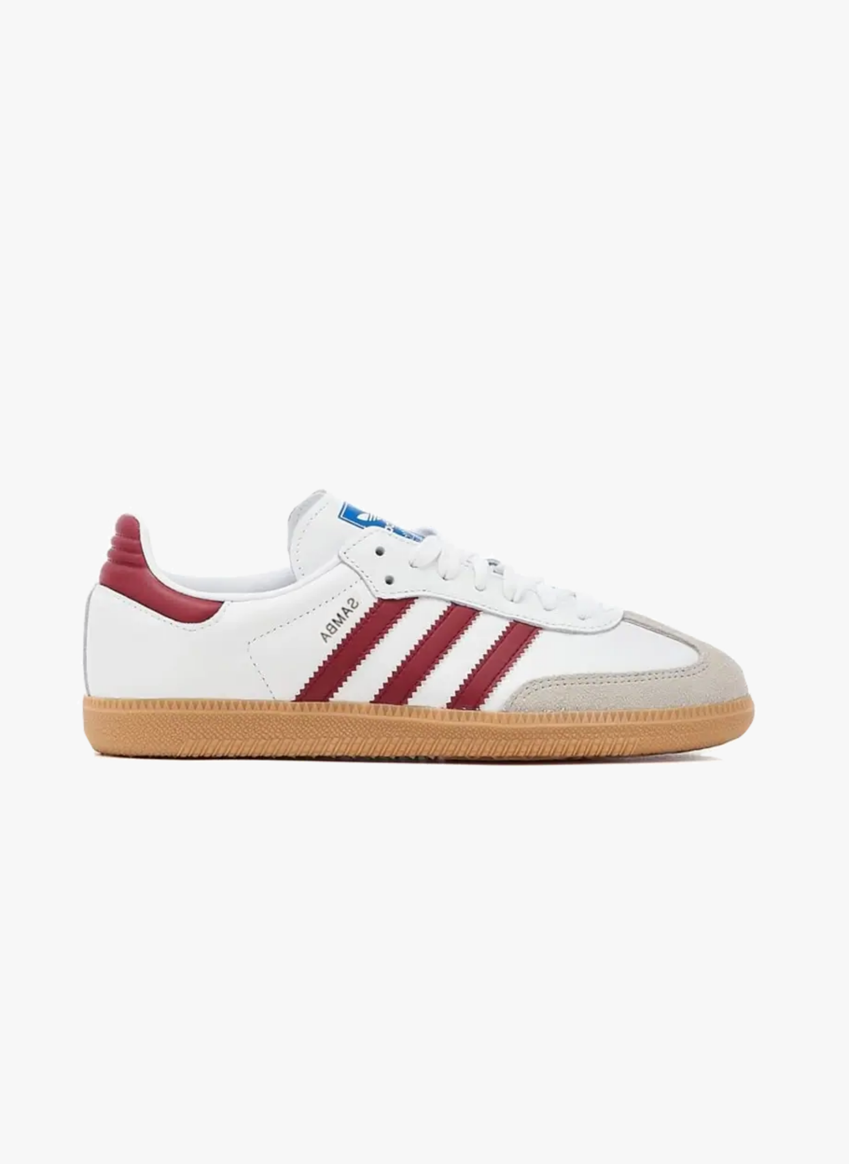 Adidas Samba OG White Burgundy Gum