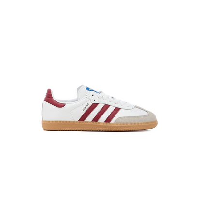 Adidas Samba OG White Burgundy Gum