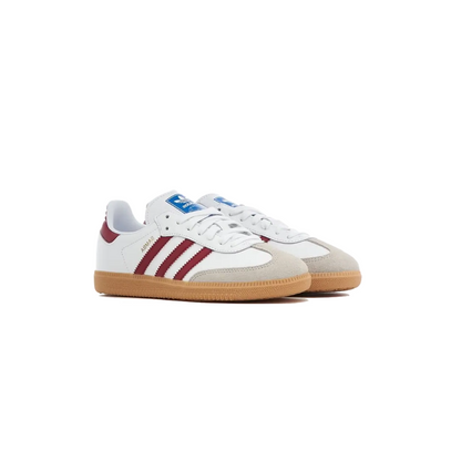 Adidas Samba OG White Burgundy Gum