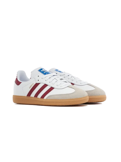 Adidas Samba OG White Burgundy Gum