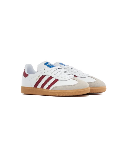 Adidas Samba OG White Burgundy Gum