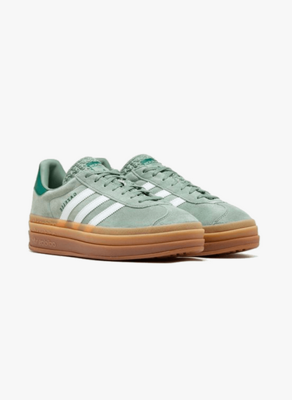 Adidas Gazelle Bold Silver Green