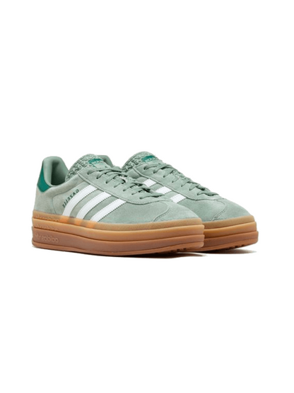 Adidas Gazelle Bold Silver Green