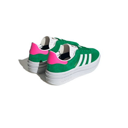 Adidas Gazelle Bold Green Lucid Pink