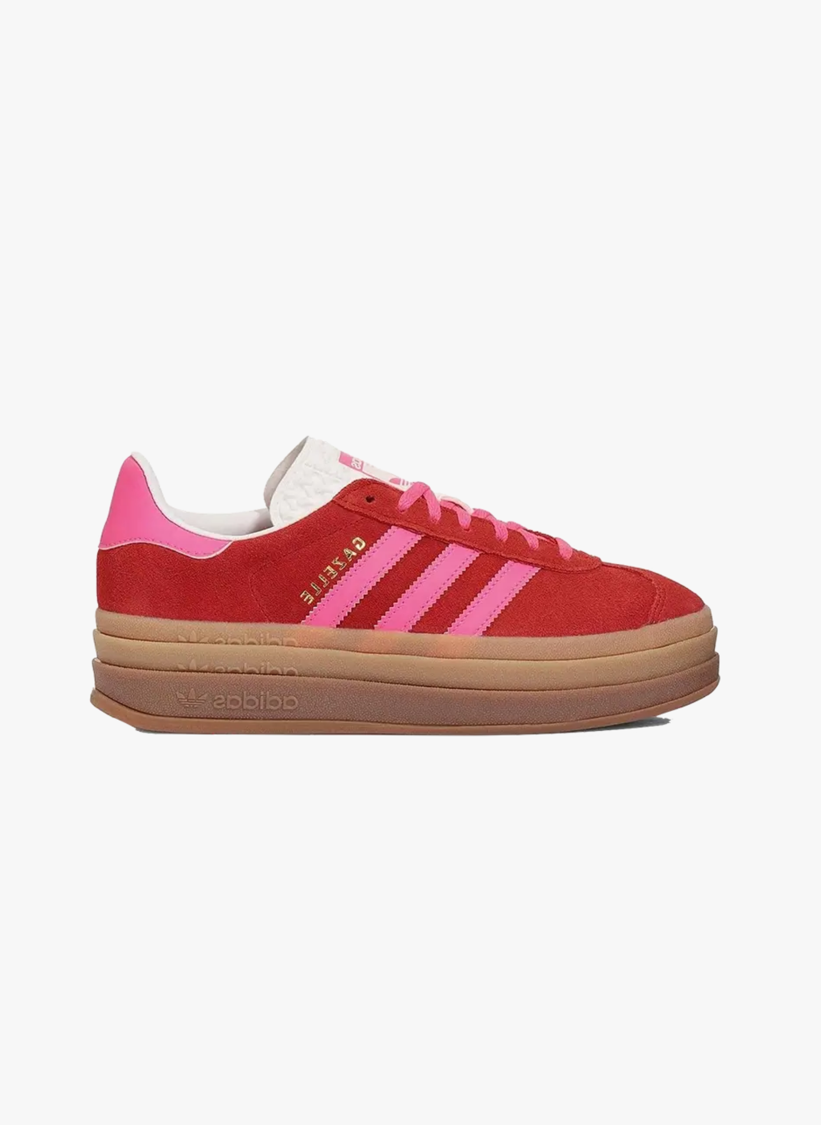 Adidas Gazelle Bold Collegiate Red Lucid Pink