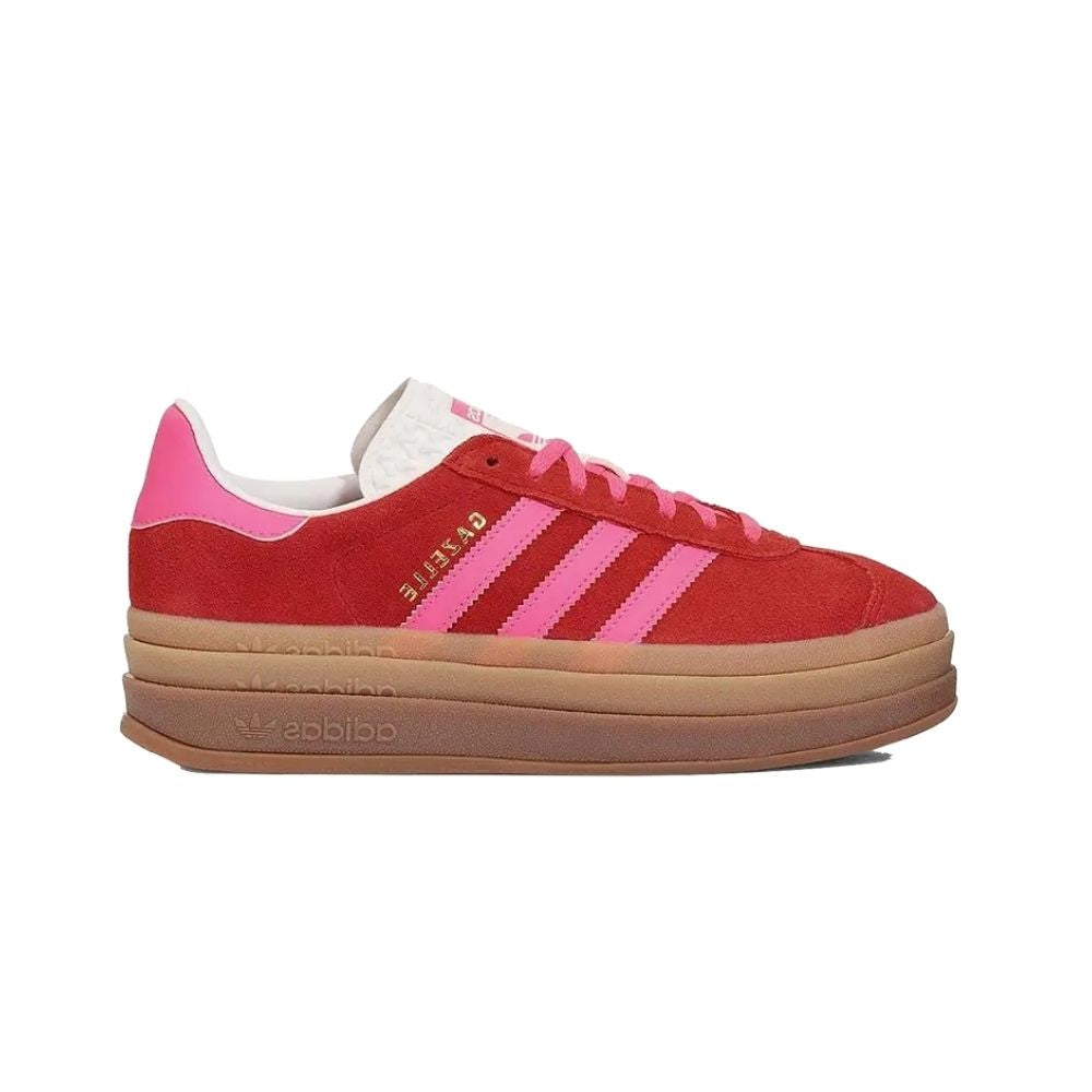 Adidas Gazelle Bold Collegiate Red Lucid Pink