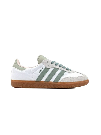 Adidas Samba OG Cloud White Silver Green