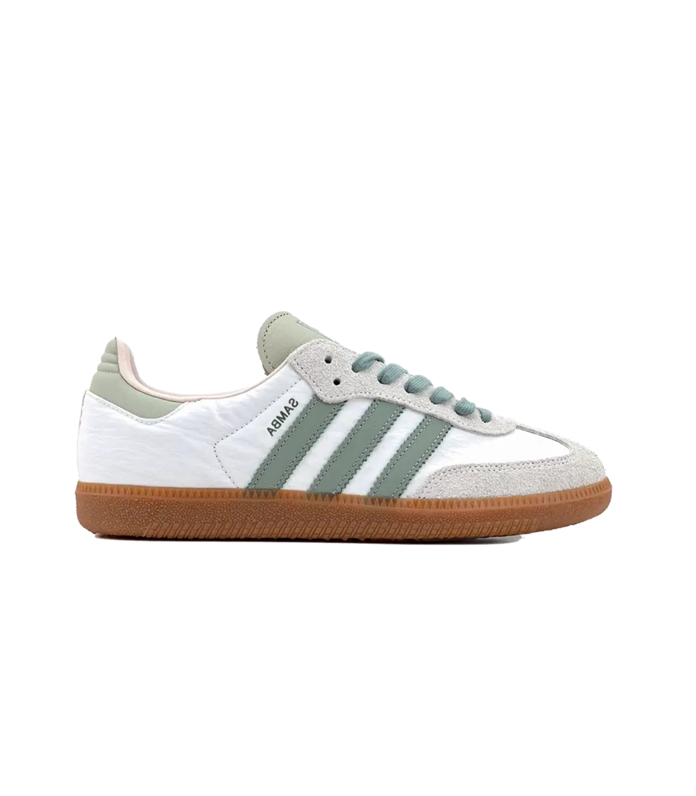 Adidas Samba OG Cloud White Silver Green