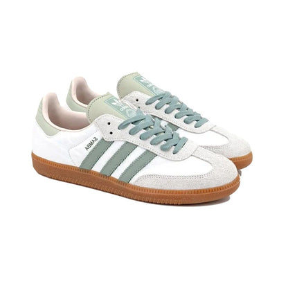 Adidas Samba OG Cloud White Silver Green