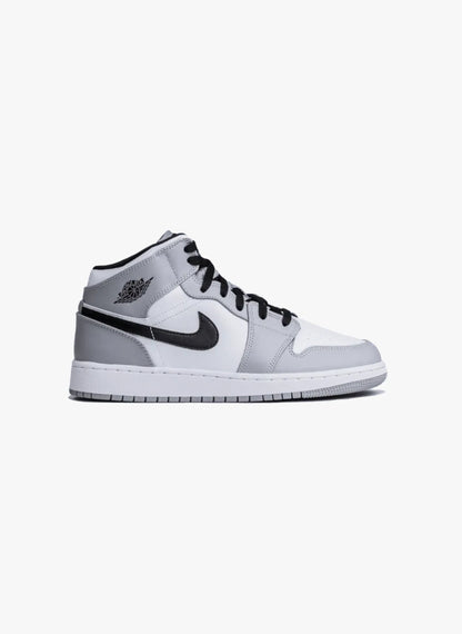 Air Jordan 1 Mid Light Smoke Grey - 554725-092