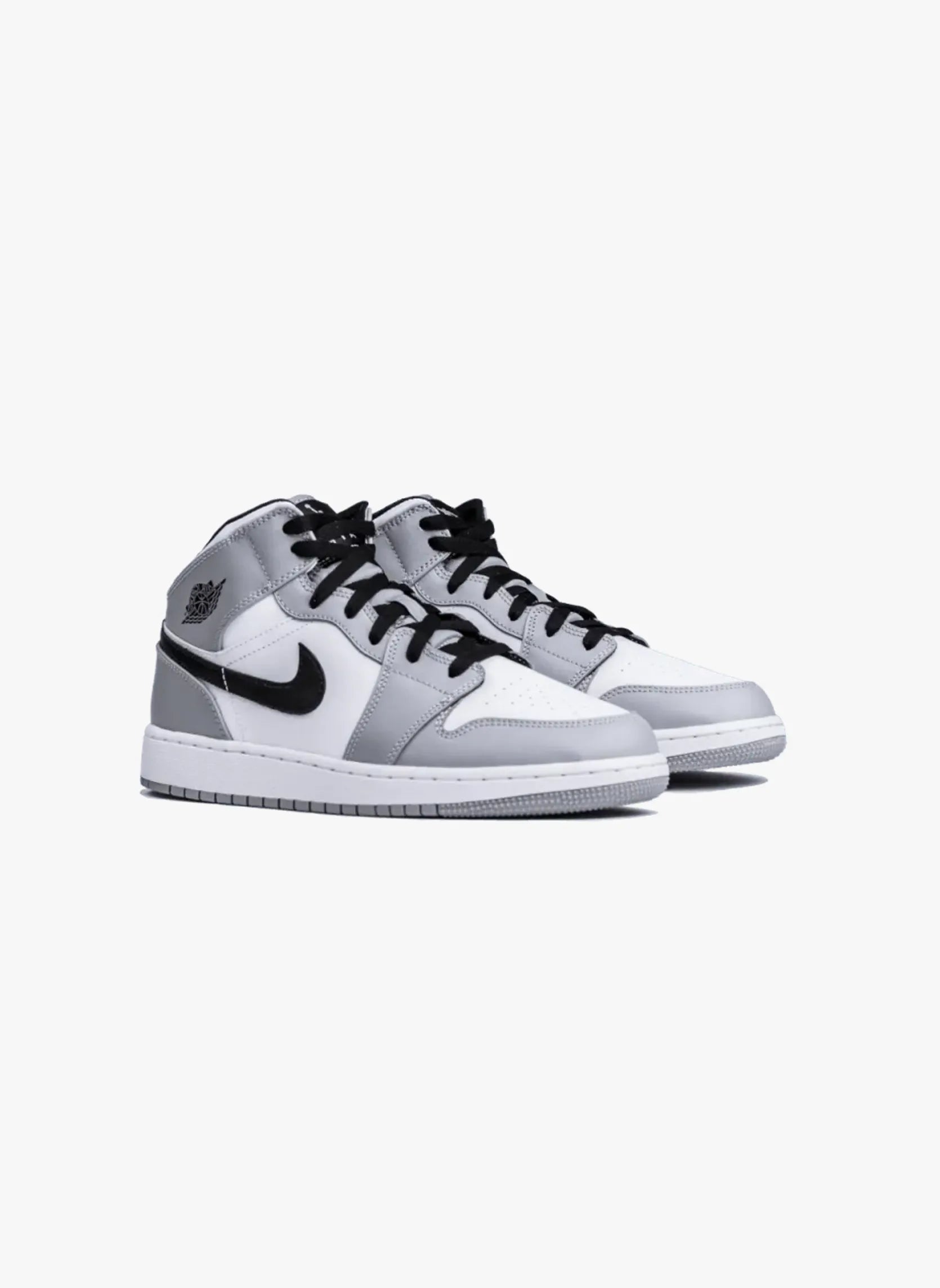 Air Jordan 1 Mid Light Smoke Grey - 554725-092