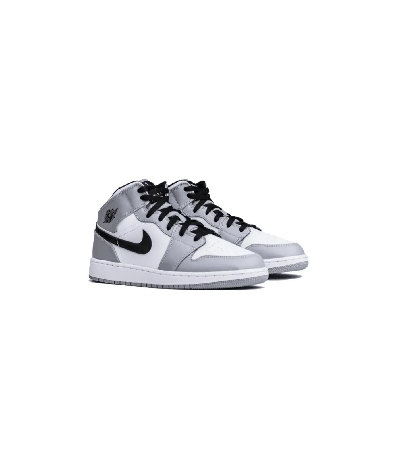 Air Jordan 1 Mid Light Smoke Grey - 554725-092