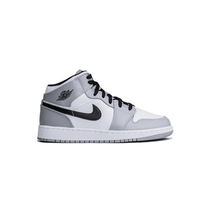 Air Jordan 1 Mid Light Smoke Grey - 554725-092