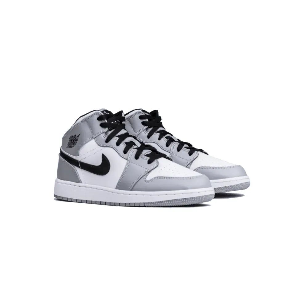 Air Jordan 1 Mid Light Smoke Grey - 554725-092