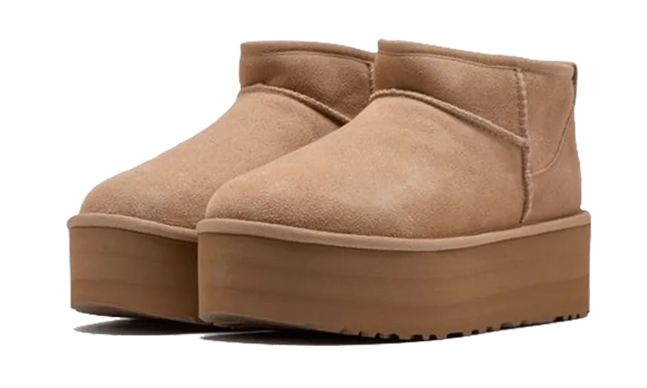 Classic Ultra Mini Platform Boot Sand - 1135092-SAN