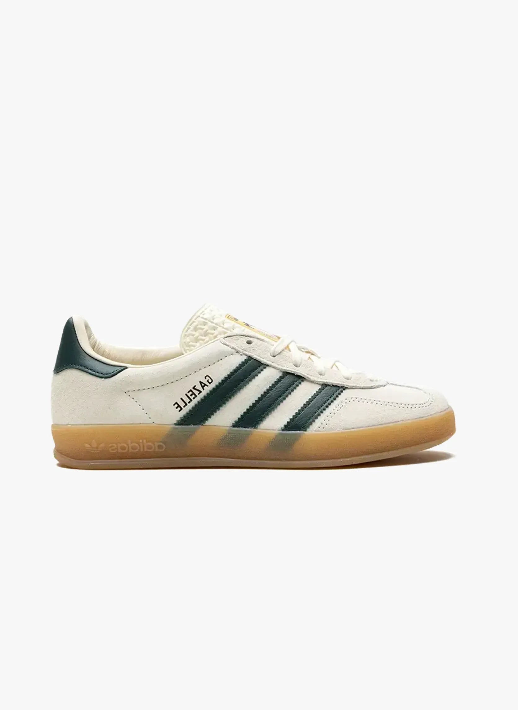 Gazelle Indoor Cream White Collegiate Green Gum - IH7502