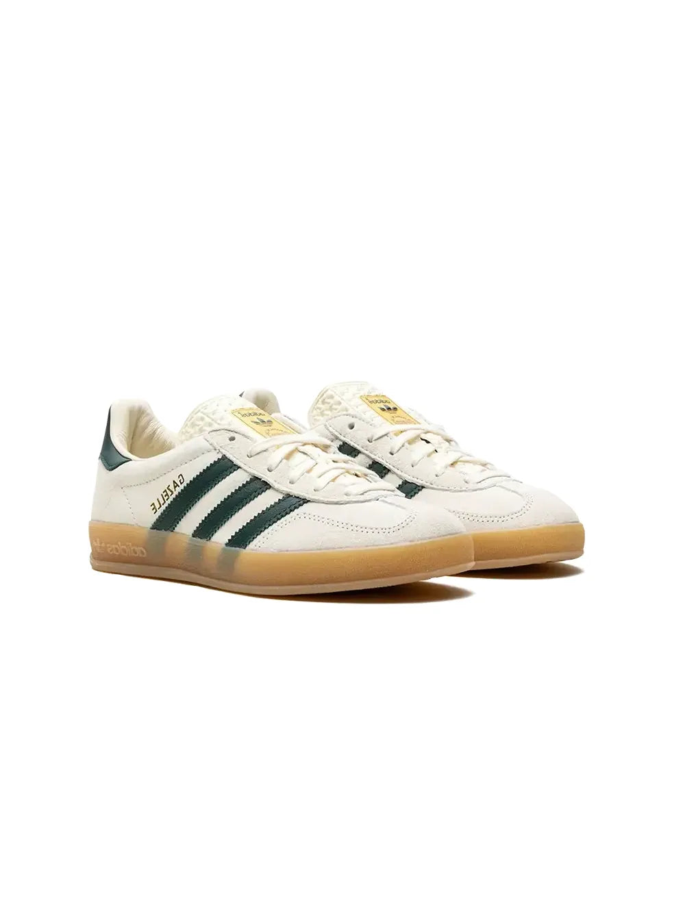 Gazelle Indoor Cream White Collegiate Green Gum - IH7502