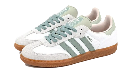 Samba OG  Cloud White Silver Green - ID0492